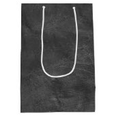 Amerikaanse vlagdeer op leder medium cadeauzakje (Achterkant)