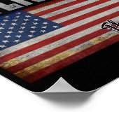 AMERIKAANSE VLAGDIEREN DANKEN U OP 4 JULI POSTER (Hoek)