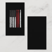 Amerikaanse vlagdrum tikt op Amerikaanse Drummer-m Visitekaartje (Voorkant / Achterkant)