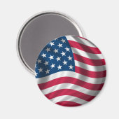 Amerikaanse vlagfrietmagneten magneet (Voorkant / Achterkant)
