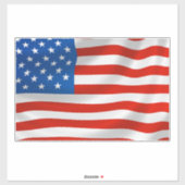 AMERIKAANSE VLAGGAGE OF CAR DECAL STICKER (Vel)