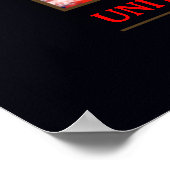 Amerikaanse vlaggedecor poster (Hoek)