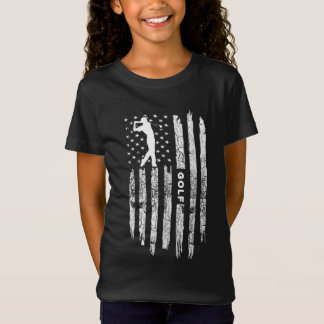 Amerikaanse vlaggeGolfkleding - Golfer Golf T-shirt