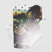 Amerikaanse vlaggelaar golfhanddoek (Insitu)