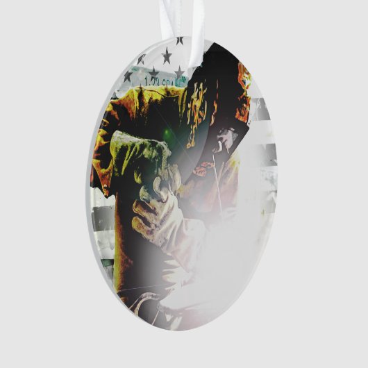 Amerikaanse vlaggelaar ornament (voorkant)