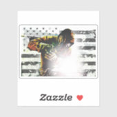 Amerikaanse vlaggelaar sticker (Vel)