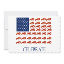 Amerikaanse vlaggelobster vieren