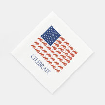 Amerikaanse vlaggelobster vieren