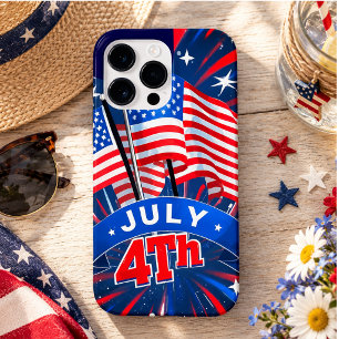 Amerikaanse Vlaggen 4 juli Case-Mate iPhone 14 Pro Max Hoesje