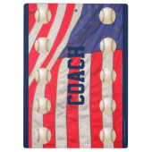 Amerikaanse vlaggen, Baseball Coach Klembord (Achterkant)
