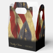 Amerikaanse vlaggen bedankdoosjes (Geopend)