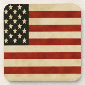 -Amerikaanse vlaggen Bier Onderzetter (Voorkant)