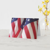 Amerikaanse vlaggen blanco binnen patriottische VS Kaart (Gele Bloem)