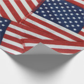 Amerikaanse vlaggen cadeaupapier (Hoek)