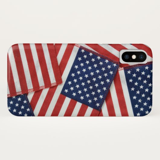 Amerikaanse vlaggen Case-Mate iPhone case (Achterkant (horizontaal))