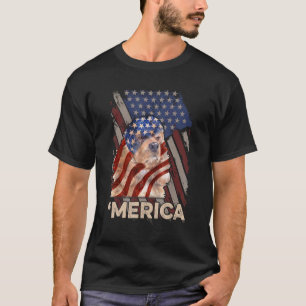 Amerikaanse vlaggen Cocker Spaniel Patriotic Dog 4 T-shirt