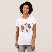 Amerikaanse vlaggen en FIrecrackers T - shirts - J (Voorkant volledig)