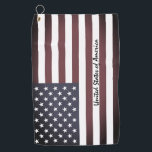 Amerikaanse vlaggen- en golfstaten VS/sport Washin Golfhanddoek<br><div class="desc">Sport/Golf Towel:  - Verenigde Staten van Amerika en Amerikaanse mode (VS) - hou van mijn land,  reizen,  vakantie,  patriotten/sportfans</div>