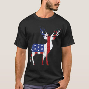 Amerikaanse vlaggen-eter jagen op de Verenigde Sta T-shirt