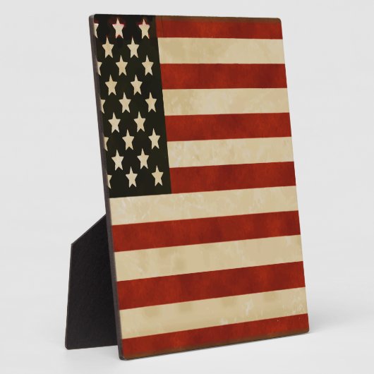 -Amerikaanse vlaggen Fotoplaat (Zijkant)