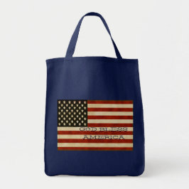 -Amerikaanse vlaggen Grote Tote Bag