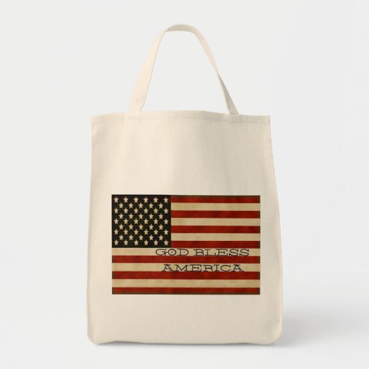-Amerikaanse vlaggen Grote Tote Bag (Voorkant)