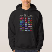Amerikaanse vlaggen hoodie (Voorkant)
