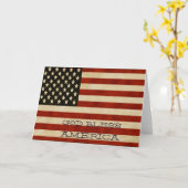 -Amerikaanse vlaggen Kaart (Gele Bloem)