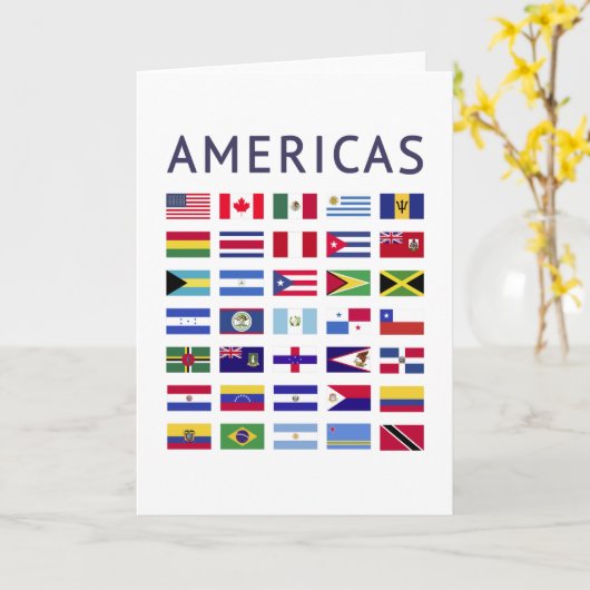 Amerikaanse vlaggen kaart (Gele Bloem)