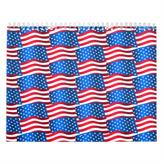 Amerikaanse vlaggen kalender (Hoes)
