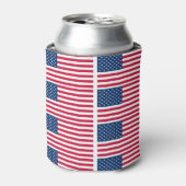 Amerikaanse Vlaggen Kan Koeler USA Patriottisch (Blikje Voorkant)