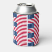 Amerikaanse Vlaggen Kan Koeler USA Patriottisch (Blikje Achterkant)