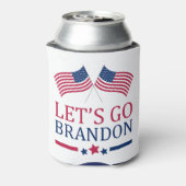 Amerikaanse vlaggen Laten we Brandon Koelbox gaan Blikjeskoeler (Blikje Achterkant)