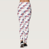 Amerikaanse vlaggen leggings (Achterkant)