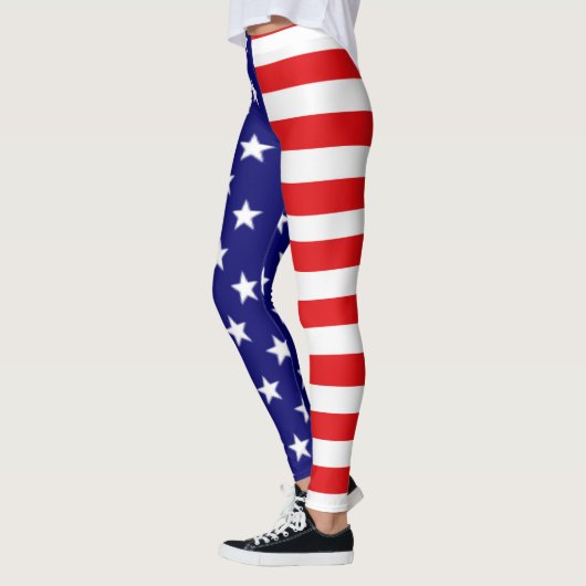 Amerikaanse vlaggen-Leggings Leggings (Links)