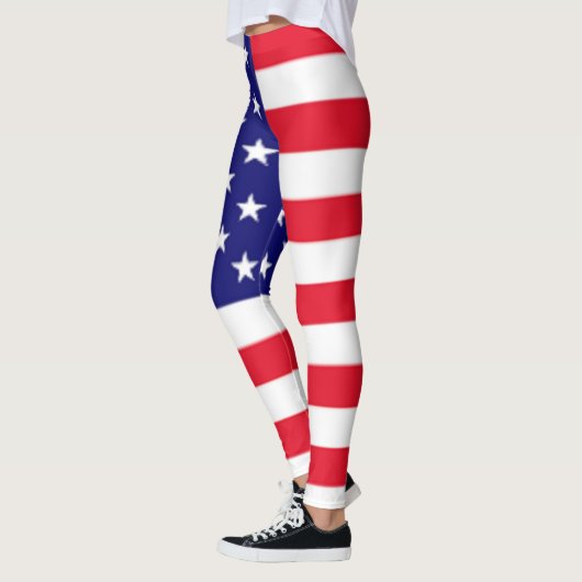 Amerikaanse vlaggen-Leggings Leggings (Links)