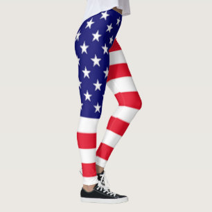 Amerikaanse vlaggen-Leggings Leggings