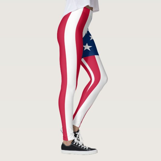 Amerikaanse vlaggen-Leggings Leggings (Rechts)