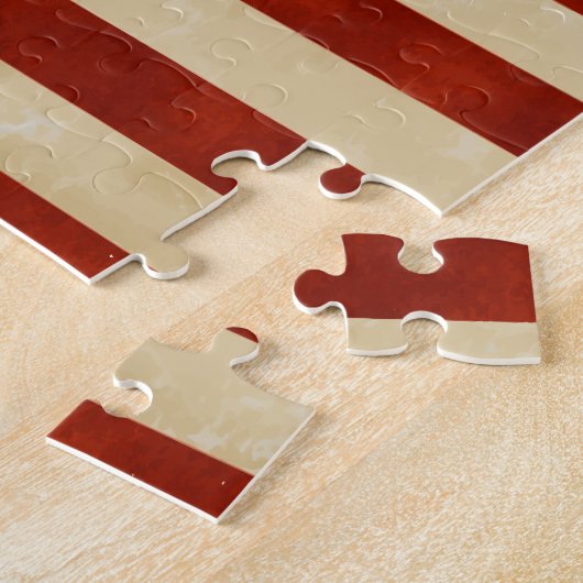 -Amerikaanse vlaggen Legpuzzel (Zijkant)