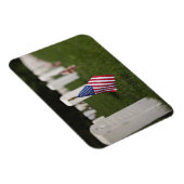 Amerikaanse vlaggen op graven van Amerikaanse vete Magneet (Rechterzijde)