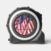 Amerikaanse vlaggen, Patriotisch, Naam Geschenk Ge Rolmaat (Voorkant)