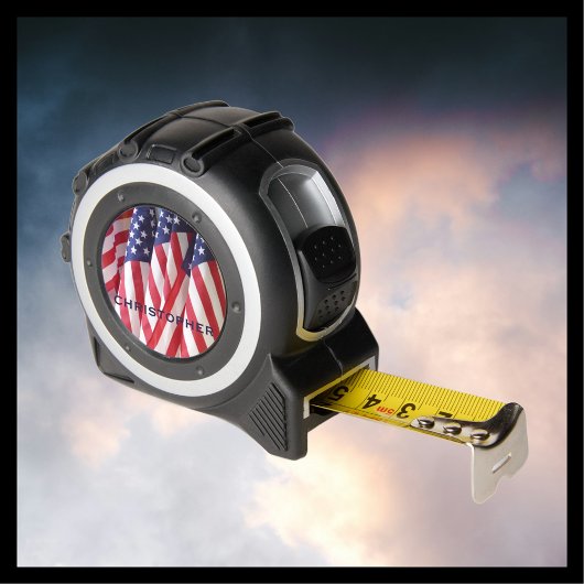 Amerikaanse vlaggen, Patriotisch, Naam Geschenk Ge Rolmaat