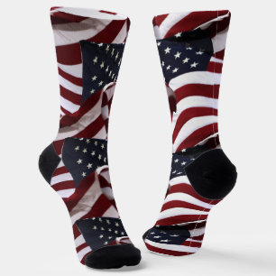 Amerikaanse vlaggen patriottisch sokken
