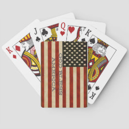 -Amerikaanse vlaggen Pokerkaarten