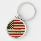 -Amerikaanse vlaggen Sleutelhanger (Voorkant)