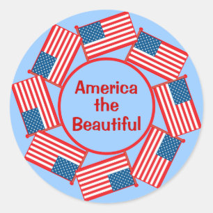 Amerikaanse vlaggen Stickers