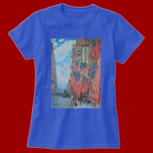 Amerikaanse vlaggen t-shirt