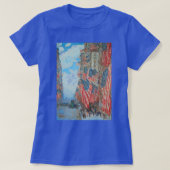 Amerikaanse vlaggen t-shirt (Design voorkant)