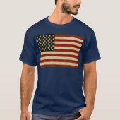 -Amerikaanse vlaggen T-shirt (Voorkant)
