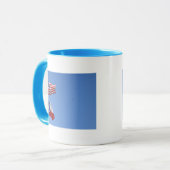 Amerikaanse vlaggen Texas Stars Stripes Mok (Voorkant links)